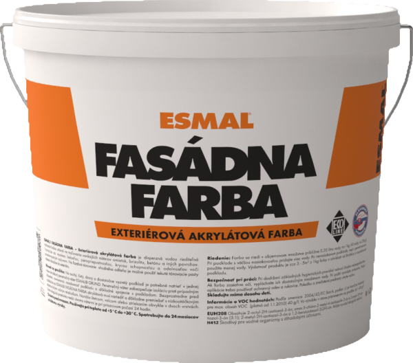Esmal fasádna farba akrylátová - báza C
