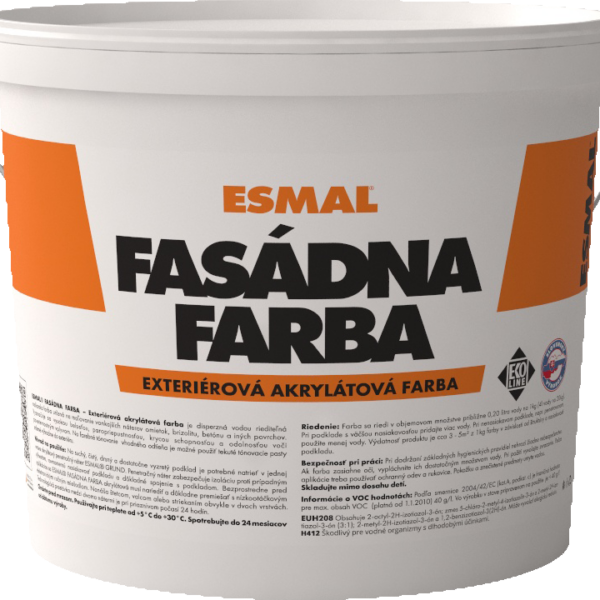 Esmal fasádna farba akrylátová - báza A