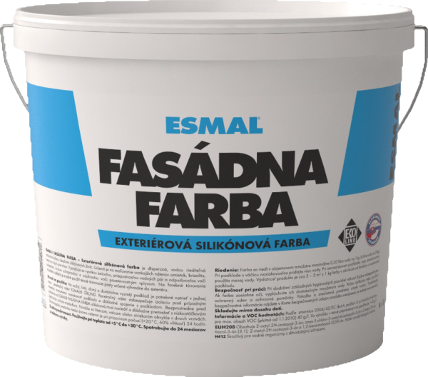Esmal fasádna farba silikónová - báza C